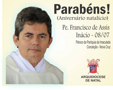 Parabéns para o Pe. Francisco